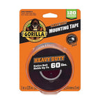 Gorilla - 102441 - Double Sided 1 in. W X 120 in. L Mounting Tape Black