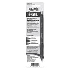 Sharpie 2096156 S-Gel Black Retractable Gel Pen 2/Pack