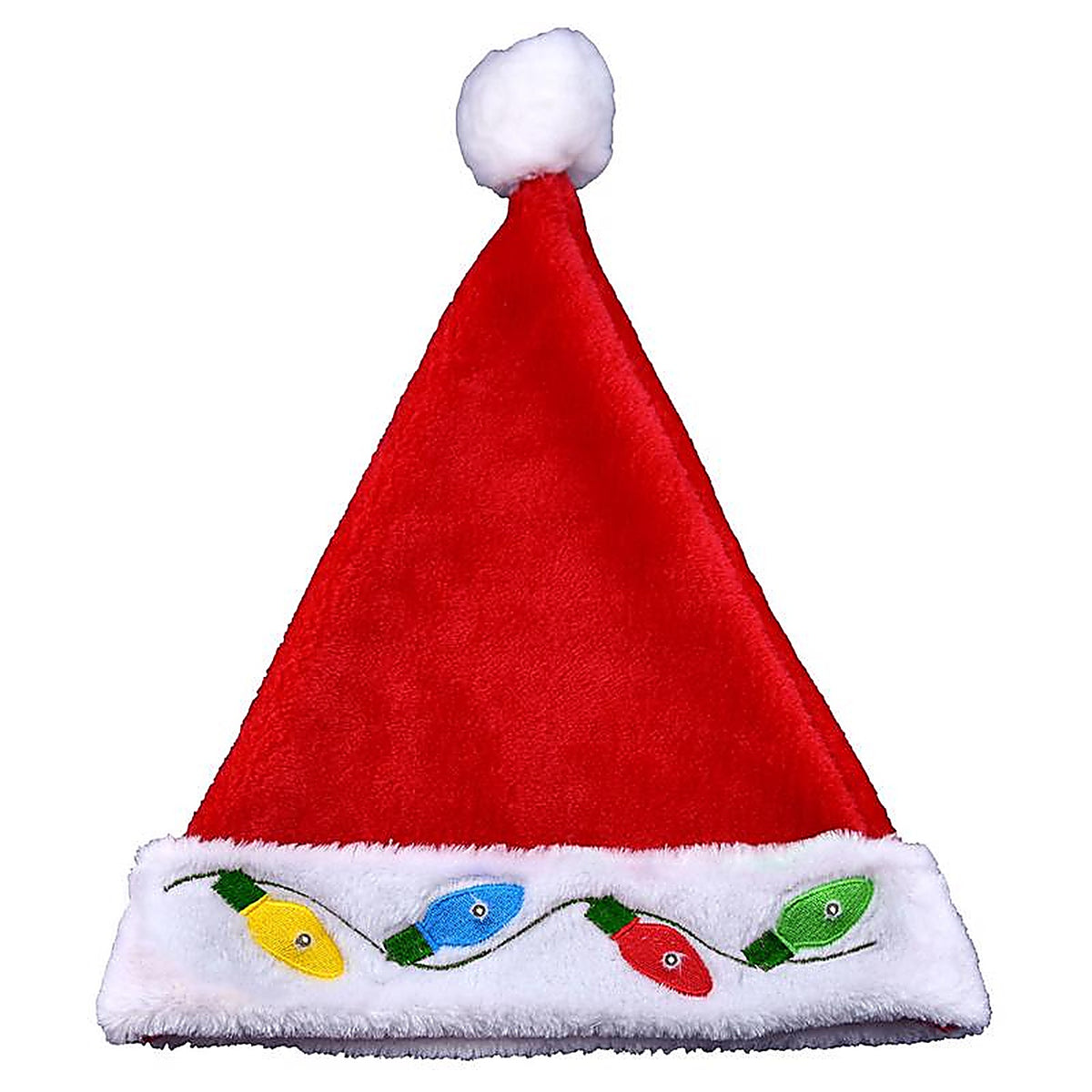 Magic Seasons - 702831 - Christmas LED Santa Hat Plush 1 Piece