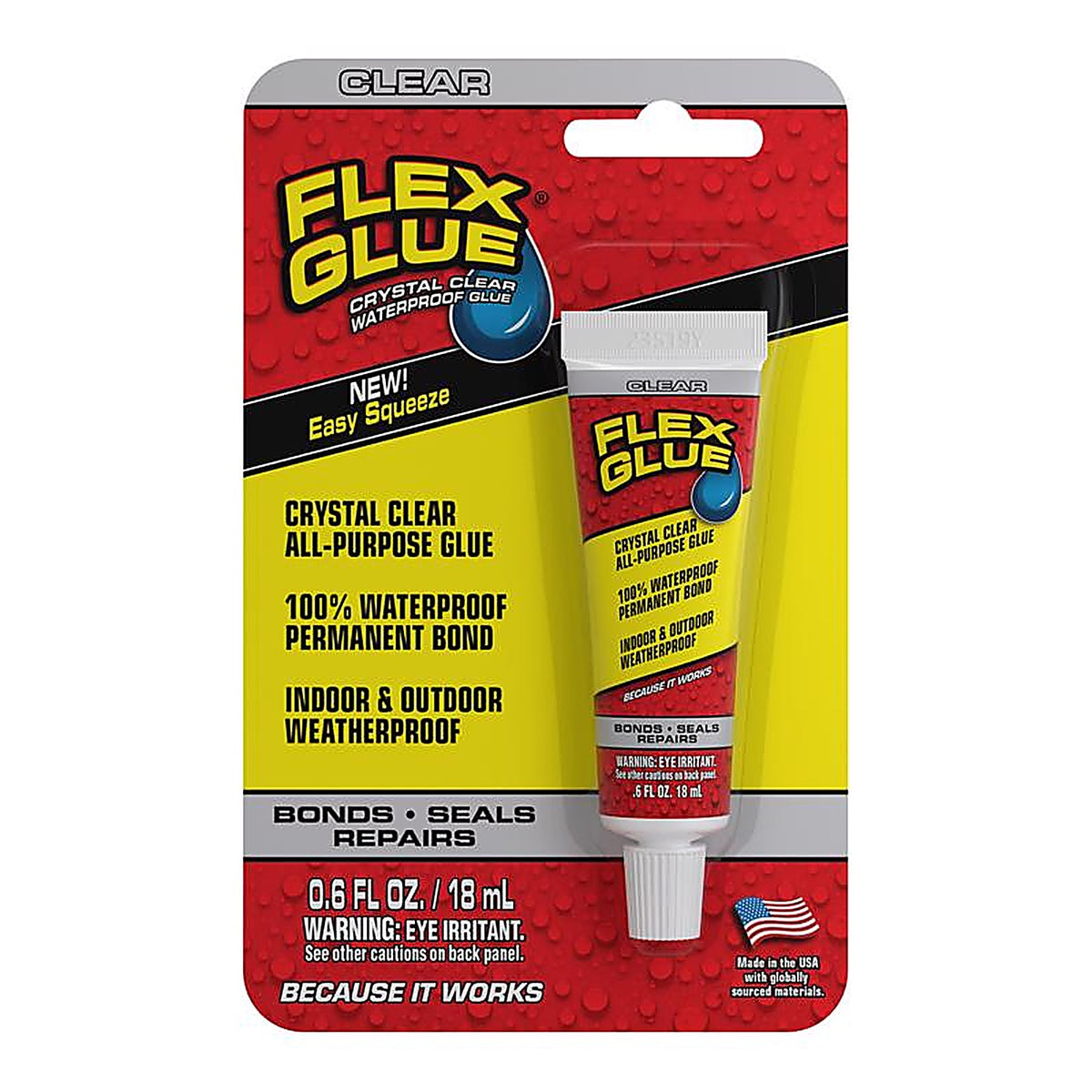 FLEX GFSCLRMINI-8 GLUE MINI Waterproof Adhesive Rubber Glue 1 pk