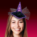 Shawshank LEDz 702907 Magic Seasons Prelit Witch Hat Headbands Halloween Decor