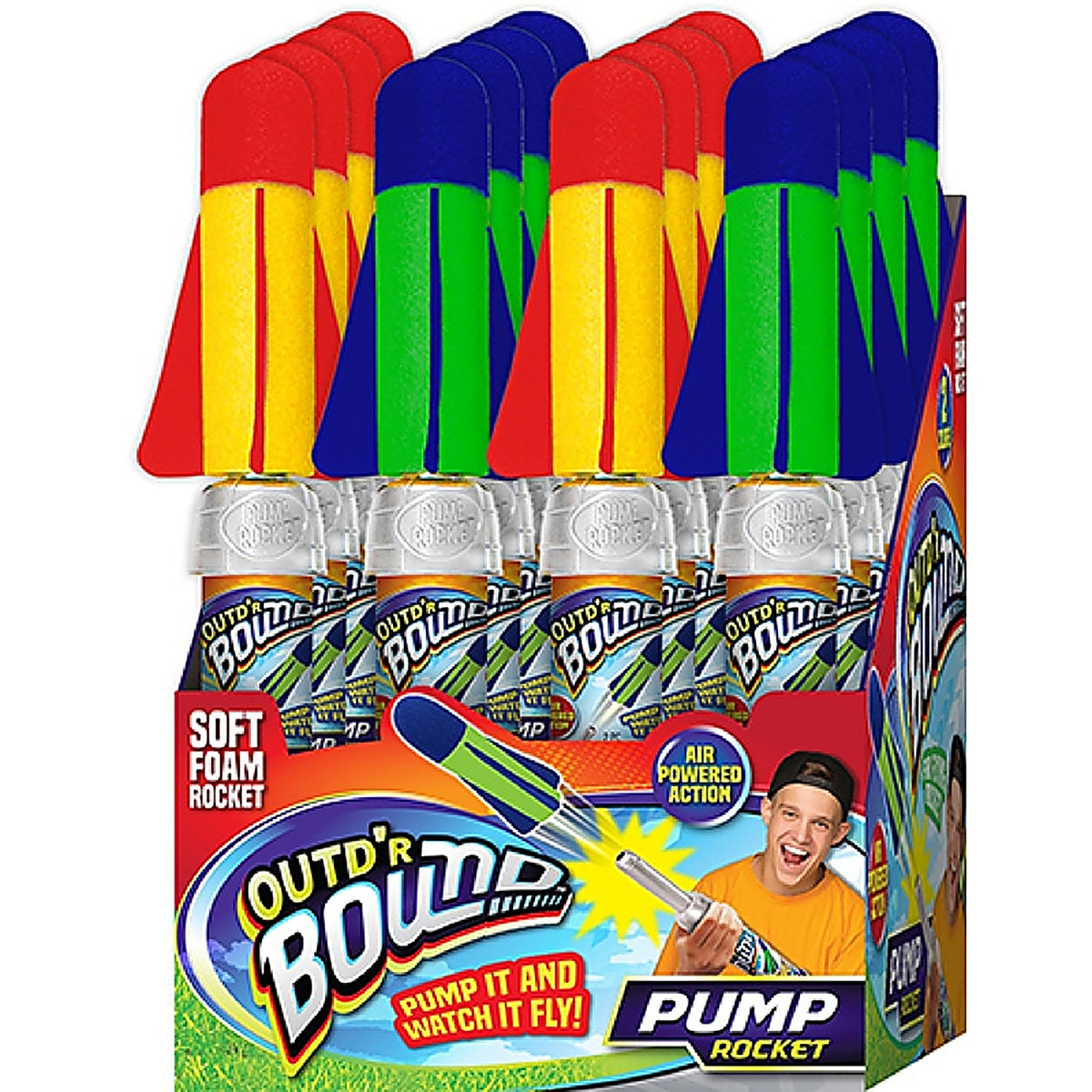 JA-RU 673 Outd r Bound Pump Rocket Foam Assorted 1/pc.