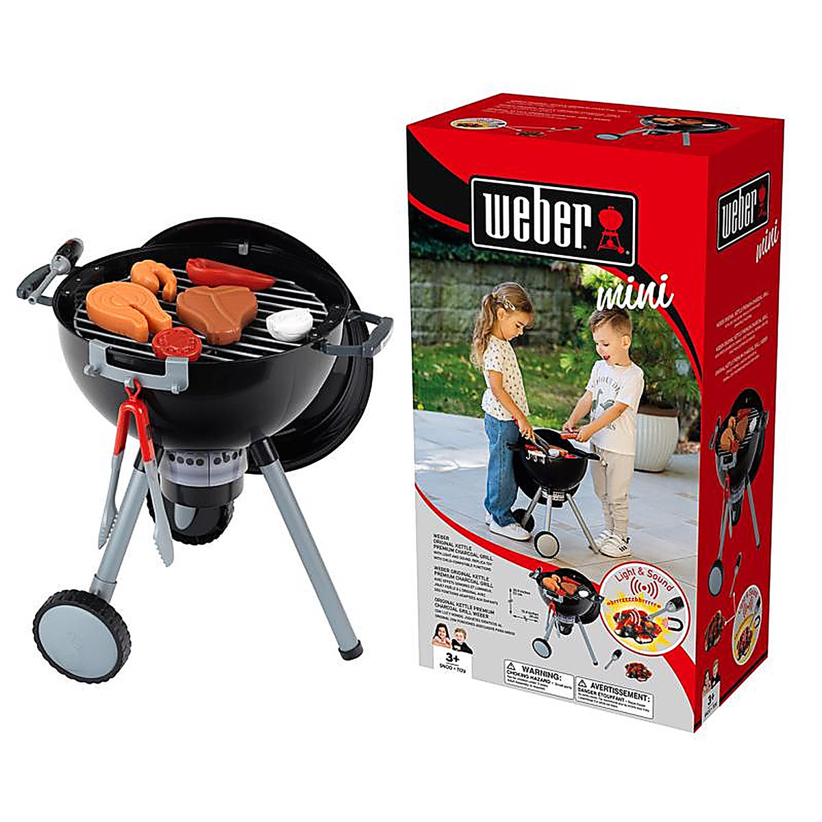 Weber - 9400 - Theo Klein BBQ Kids Toy Grill Black 12 Piece