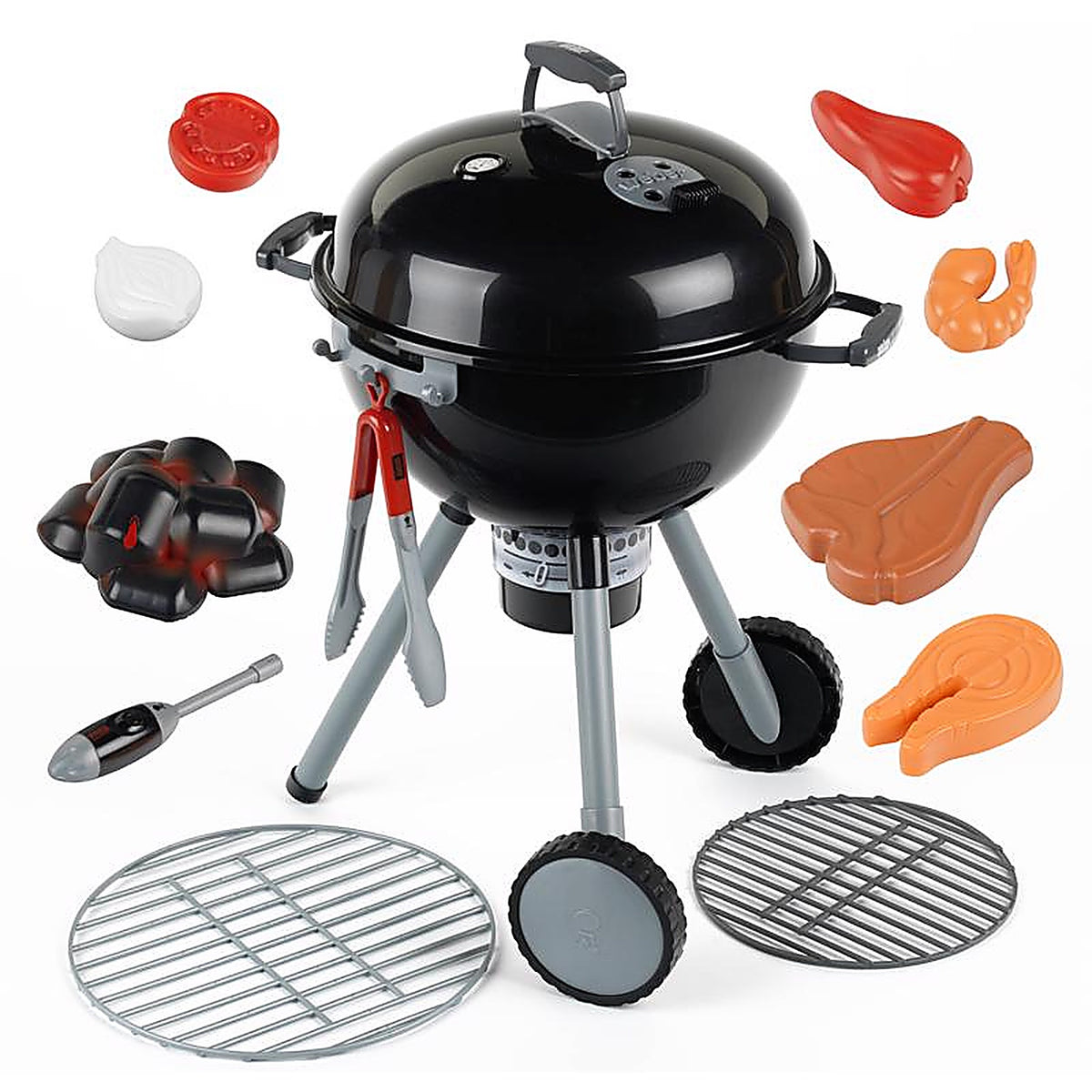 Weber - 9400 - Theo Klein BBQ Kids Toy Grill Black 12 Piece