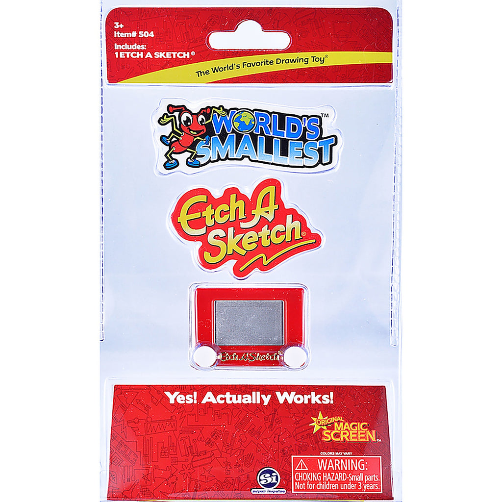 Super Impulse 504 Worlds Smallest Etch A Sketch Red/White