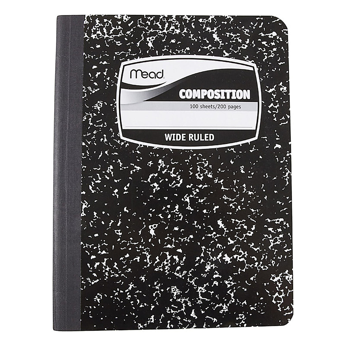 Mead 9910 7-1/2 in. W x 9-3/4 in. L Wide Ruled Stitched Composition Book