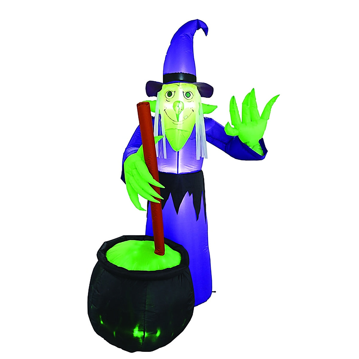 Celebrations MY-20W632 Four Season Witch With Cauldron Inflatable