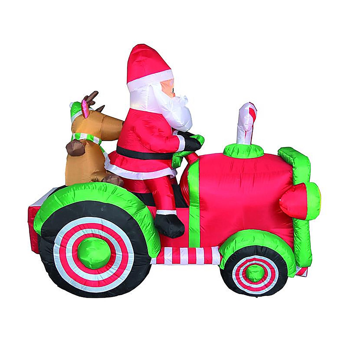 Celebrations MY-20C681 6 ft. Santa With Tractor Inflatable