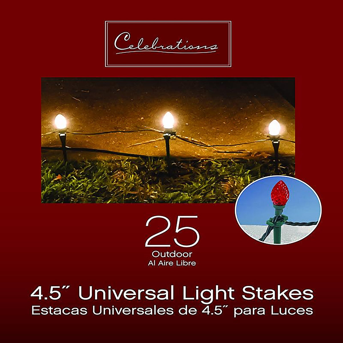 Celebrations 73000-25GACP Light Stake 25 ct
