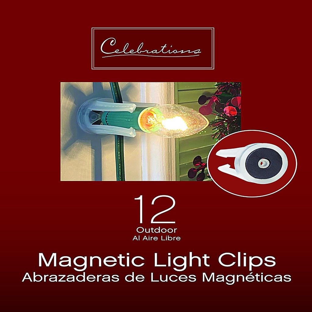 Celebrations 73057-12COSACP Magnetic Light Clip 12 ct