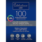 Celebrations MICGR100WWMU2A LED Micro Dot/Fairy Multicolored/Warm White 100 ct String Christmas Lights 16.5 ft.