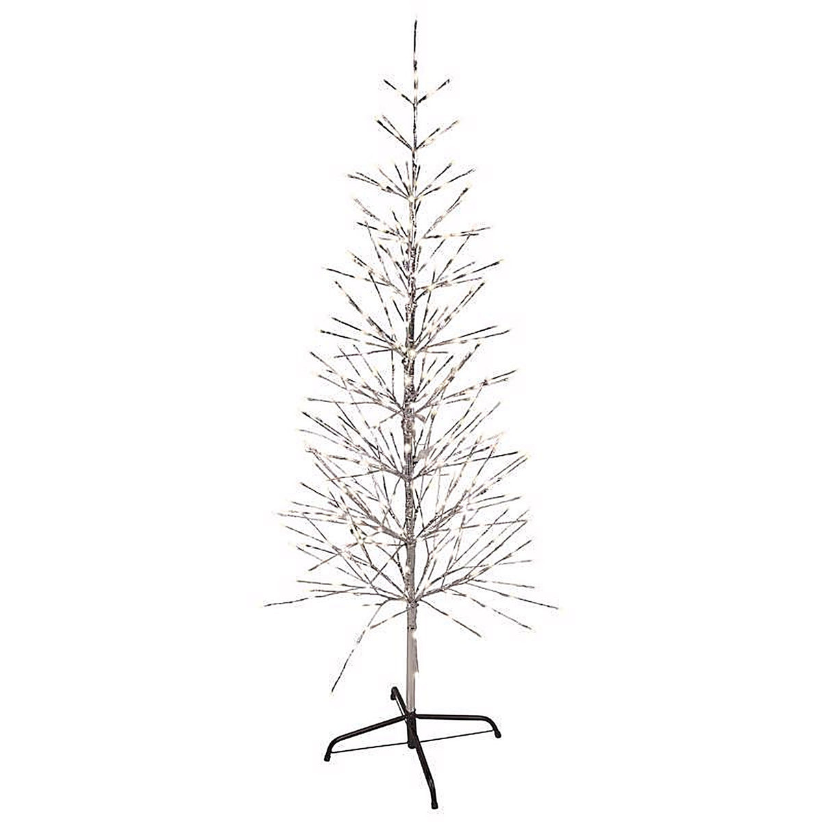 Celebrations TWIGT50SWWMUA Platinum LED Multi 60 in. Twig Tree Pathway Decor