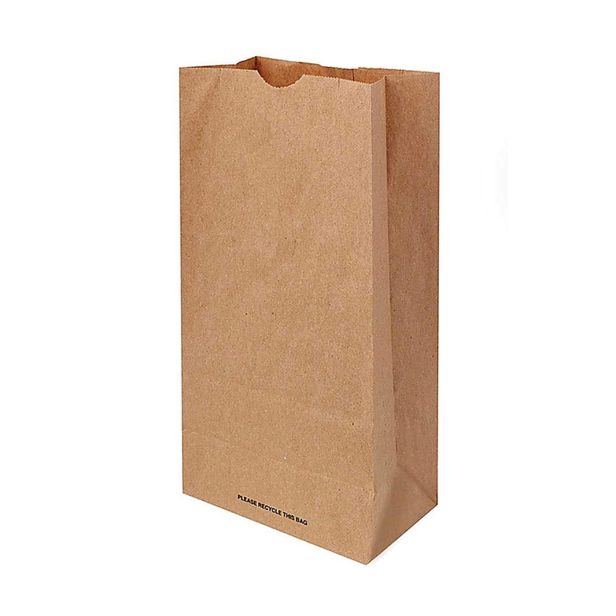 Toolworks International - AKB0004 - Recycled Paper Brown Shopping Bag 400 Pack 11 In. H X 3 In. W X 5 In. L