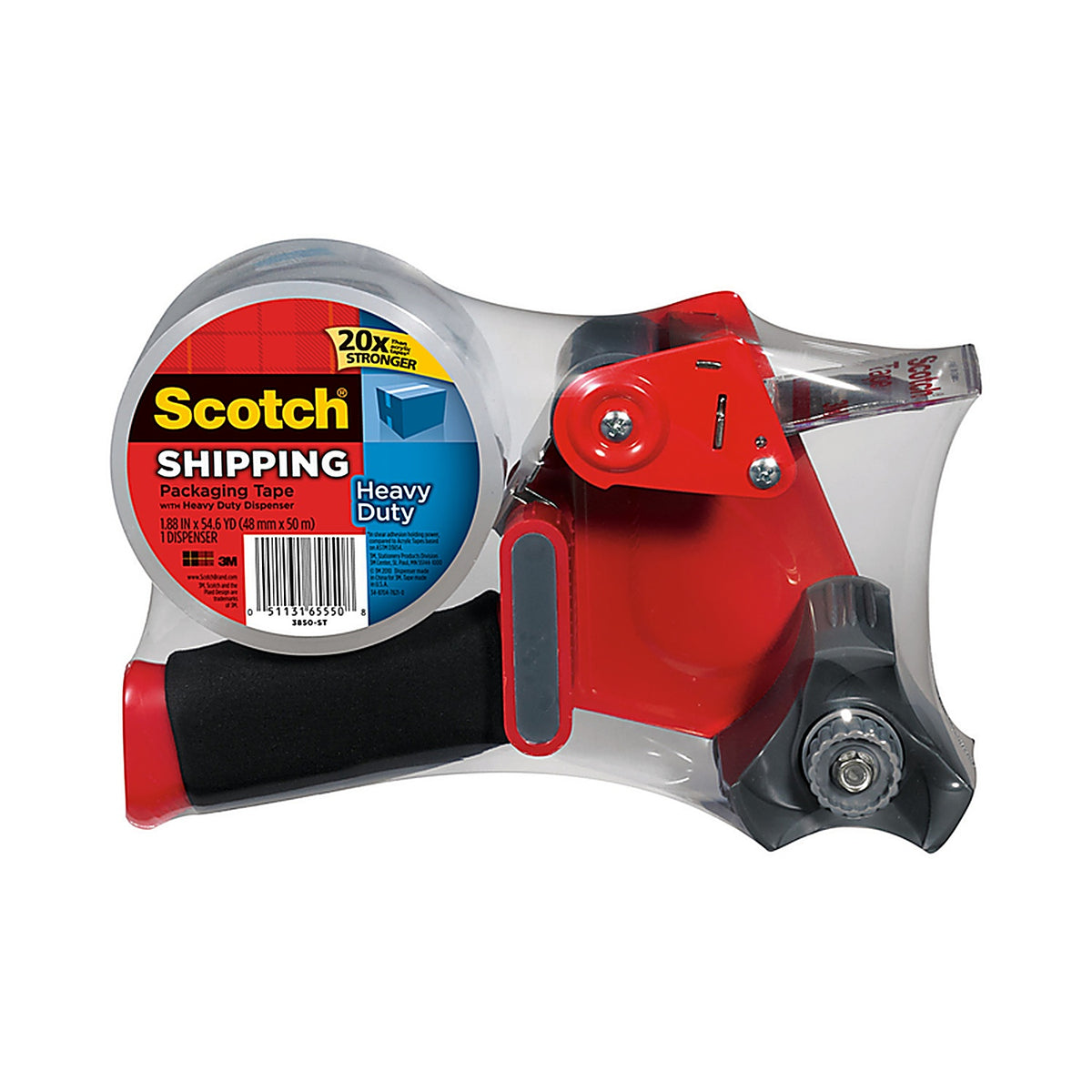 Scotch - 3850-ST - 1.88 In. W X 54.6 Yd L Packaging Tape with Dispenser