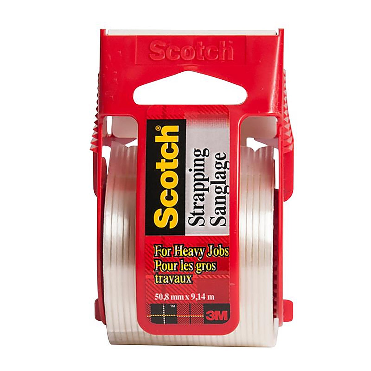 3M 50 Scotch 1.88 in. W X 360 in. L Strapping Tape Clear
