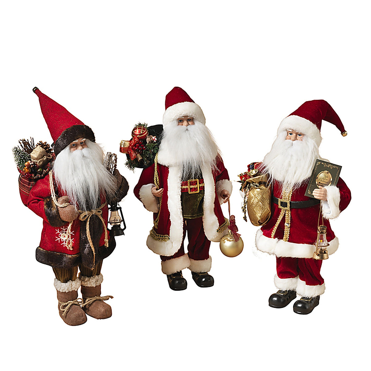 Gerson 2306070 Multicolored Figurine Indoor Christmas Decor 18 in.