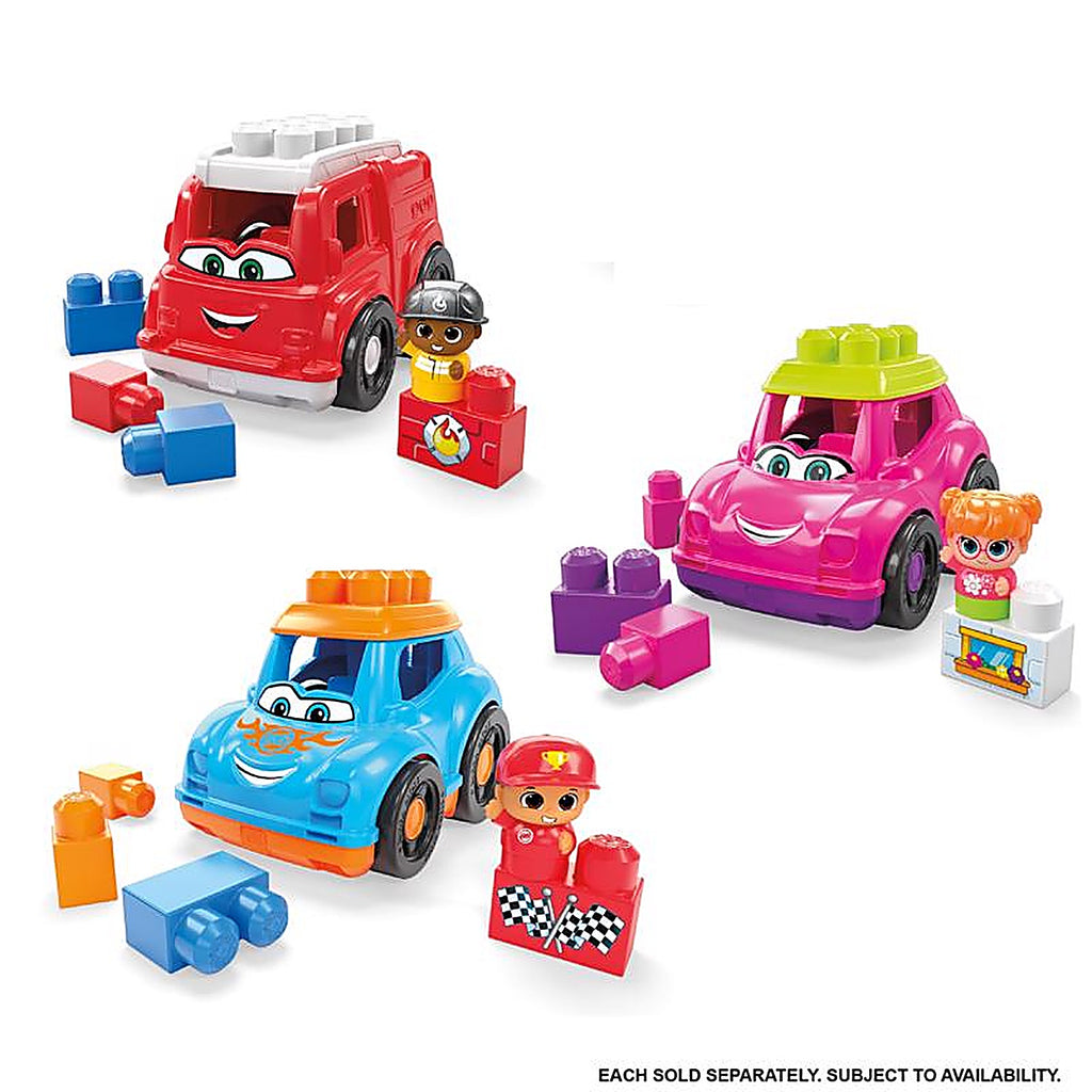 Mega Bloks - CND62 - Lil Vehicles Assorted 3 Piece