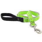 LupinePet - 48159 - Reflective Green Diamond Nylon Dog Leash