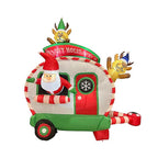 Celebrations MY-22C757 7.5 ft. Holiday Camper w/ Santa Inflatable