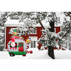 Celebrations MY-22C757 7.5 ft. Holiday Camper w/ Santa Inflatable