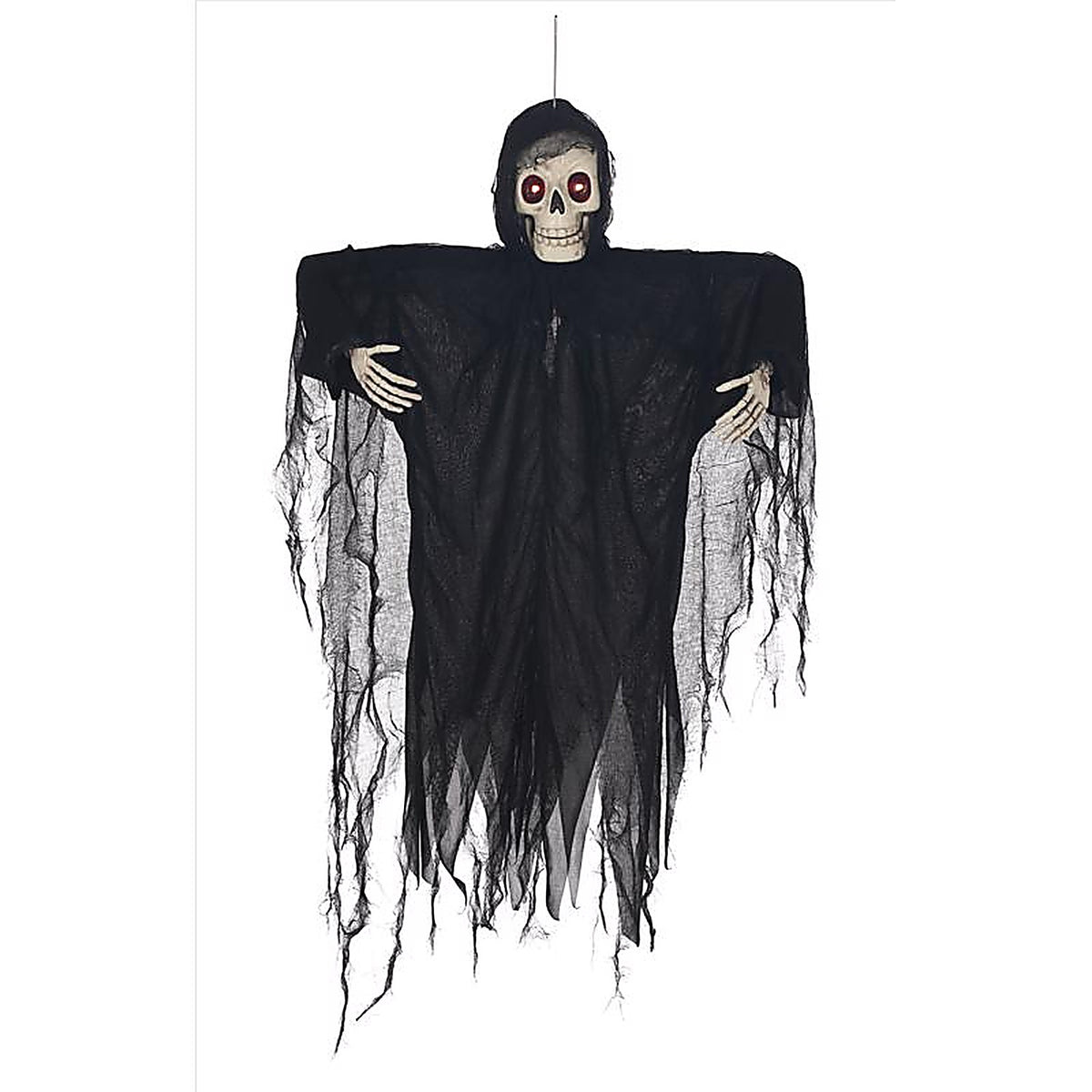 Seasons W81920 39 in. Prelit Hanging Talking Ghoul Halloween Decor