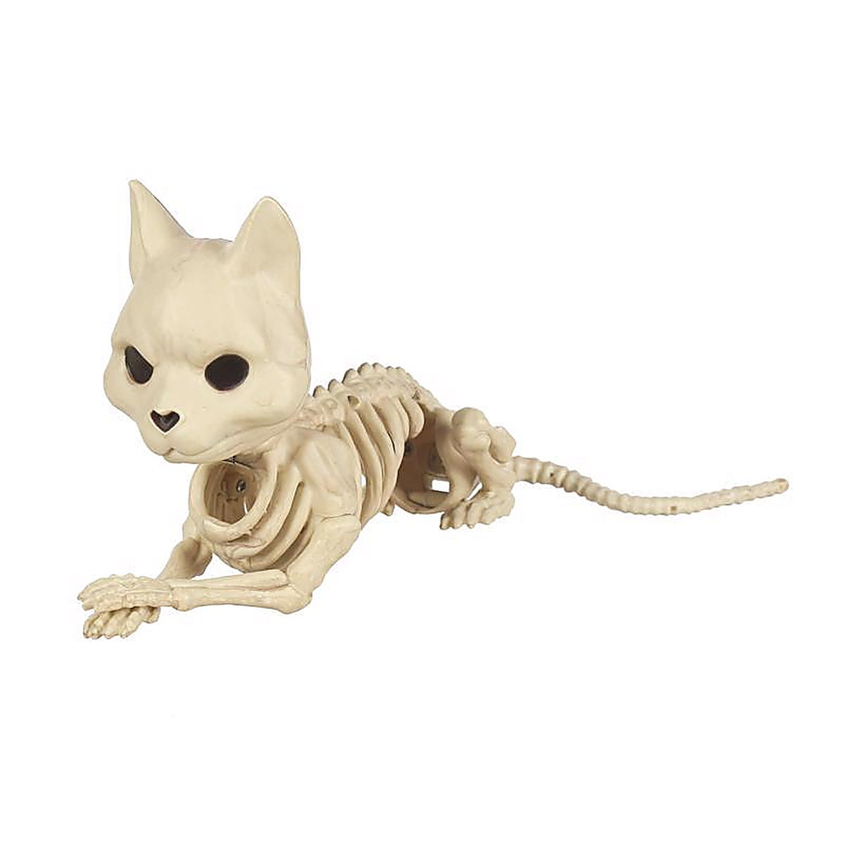 Seasons W82196 5.125 in. Skeleton Cat Halloween Decor