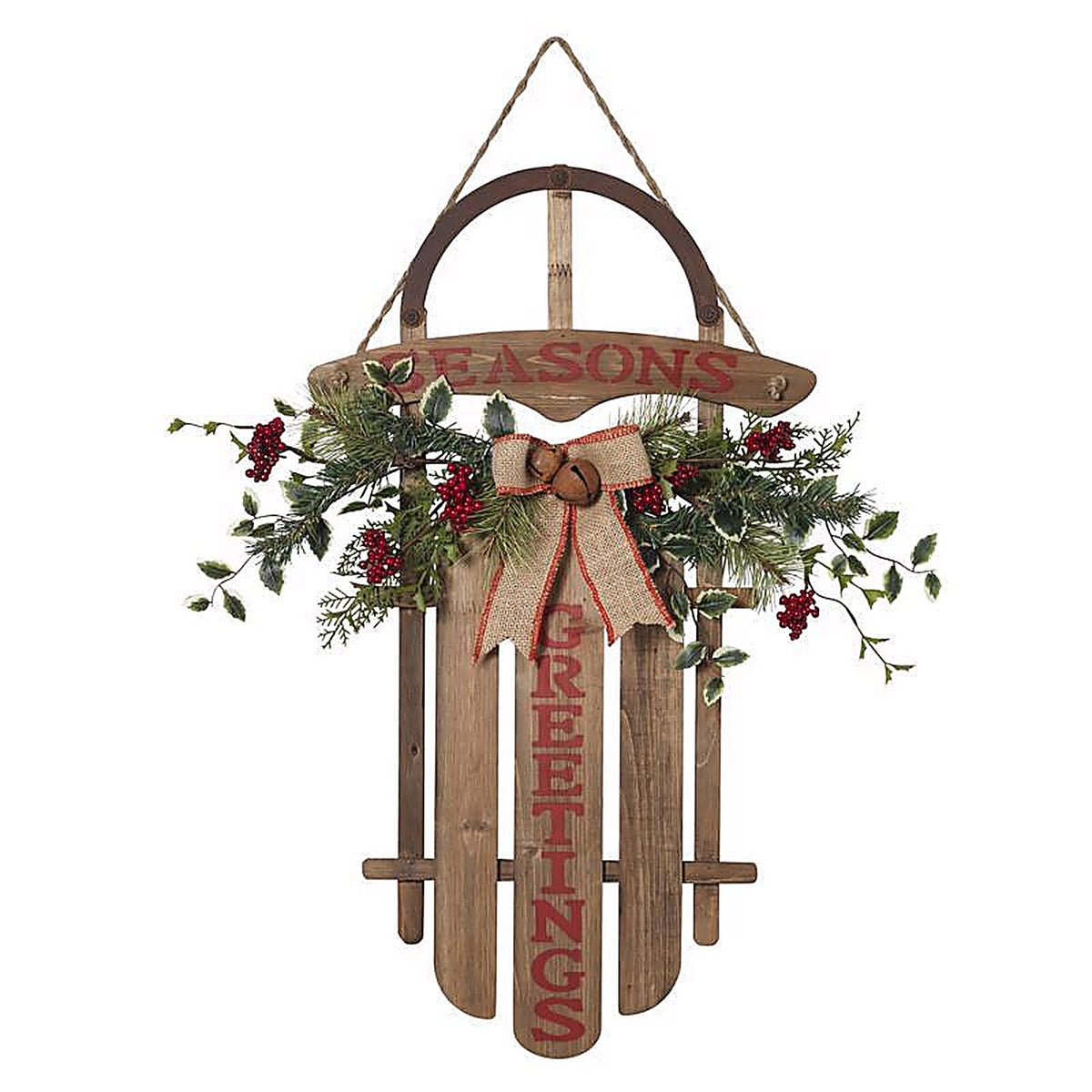 Gerson - 2361040 - Multicolored Seasons Greetings Hanging Decor 27 In.