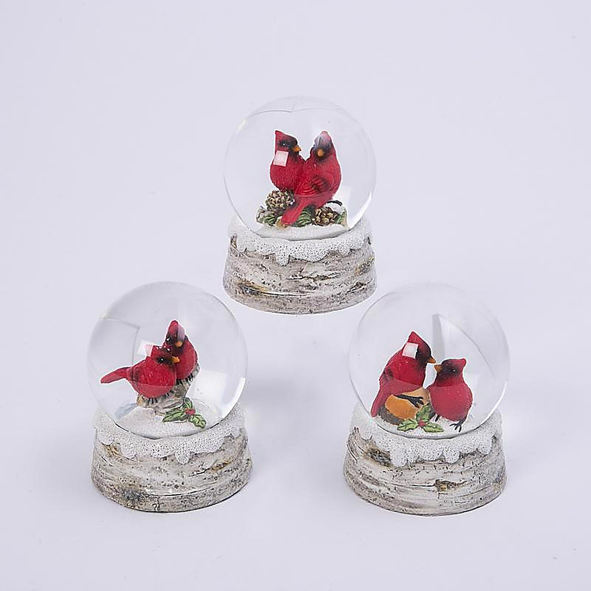 Gerson - 2488190 - Multicolored Cardinal Snow Snowglobe 4.25 In.