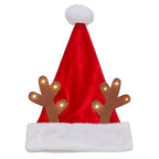 Dyno 0409783-1AC LED Red/White Light-Up Antlers Indoor Christmas Decor 17 in.