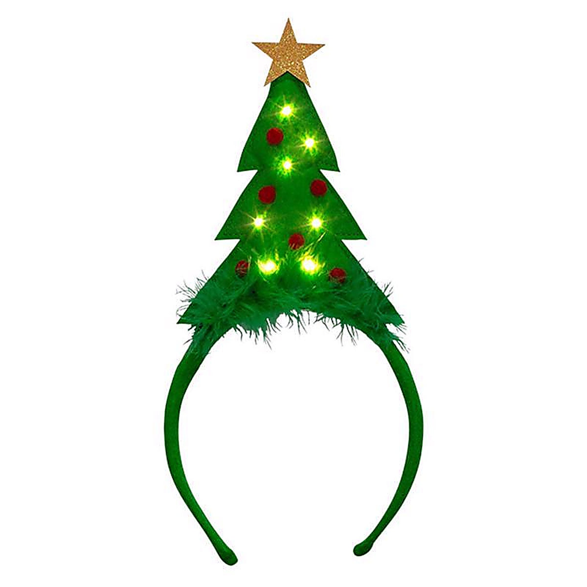 Dyno 0409800-1 Tree with LED Lights Headband Felt 1 pk