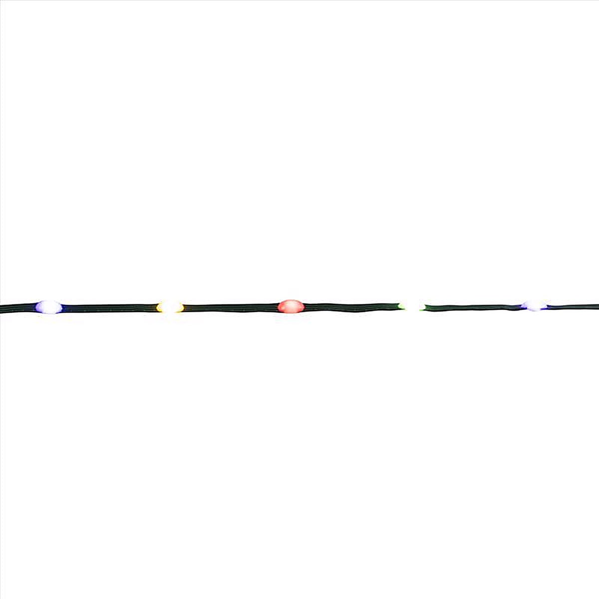 Celebrations RBC200WWMU2A Gold LED Micro Multicolored 200 ct String Christmas Lights 33 ft.