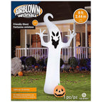 Gemmy 229617 Airblown 9 ft. LED Prelit Ghost and Pumpkin Inflatable
