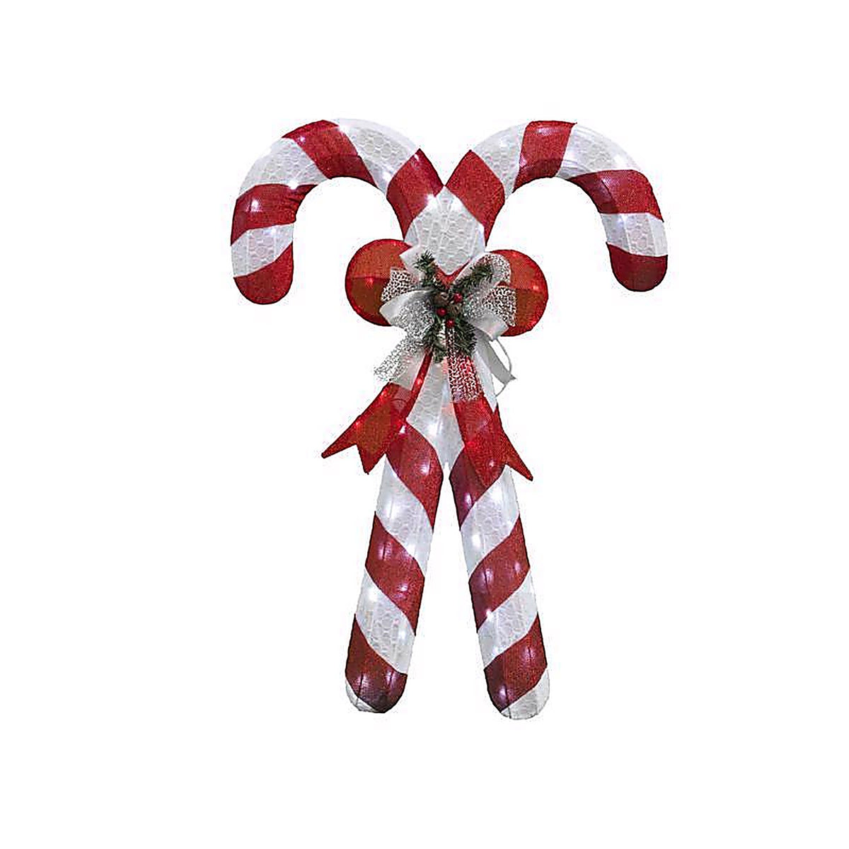 Celebrations - DH102417 - LED Red/White Lighted Candy Can 3.5 Ft. Yard Decor
