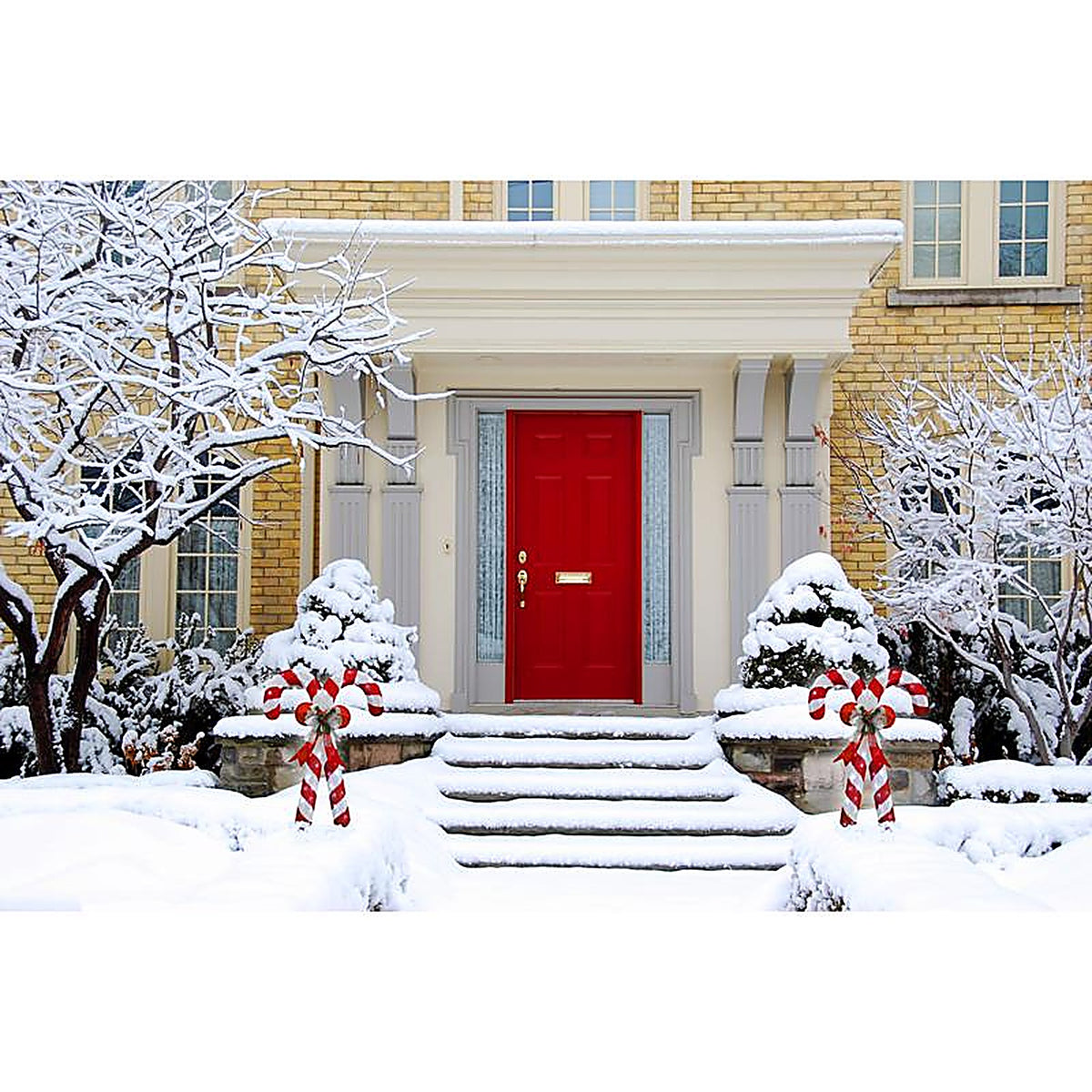 Celebrations - DH102417 - LED Red/White Lighted Candy Can 3.5 Ft. Yard Decor