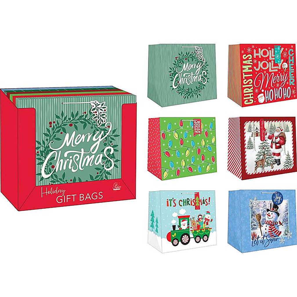 Paper Images - CGB5XA24CD-14 - X-Jumbo Assorted Christmas Gift Bag