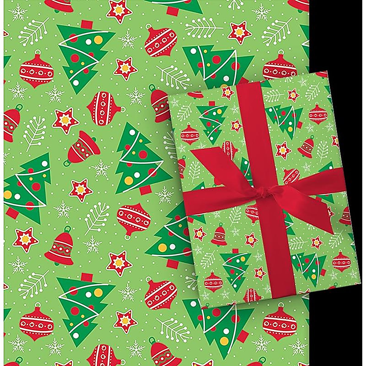 Paper Images - CW2530A88 - Assorted Foil Plaid Gift Wrap