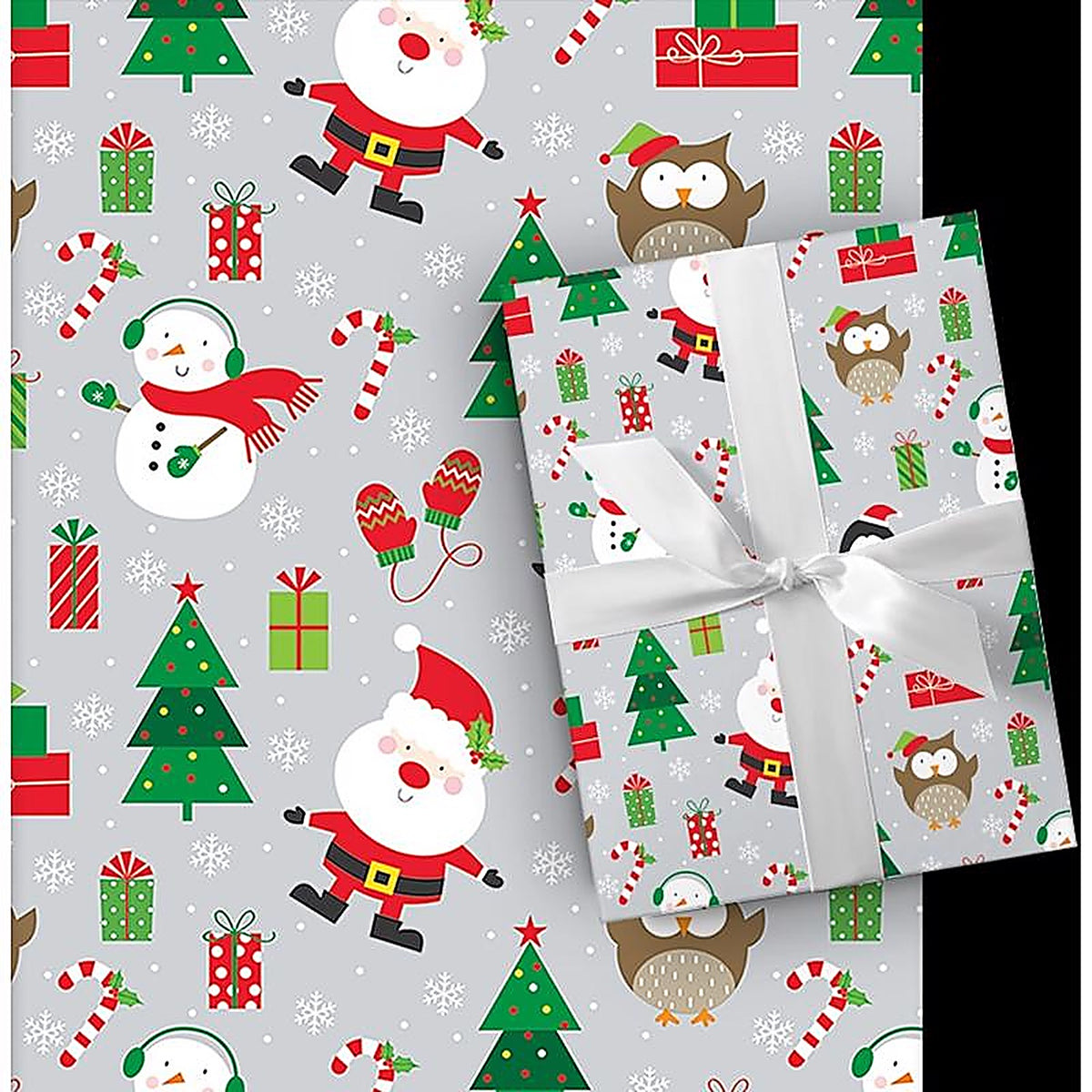 Paper Images - CW2530A88 - Assorted Foil Plaid Gift Wrap