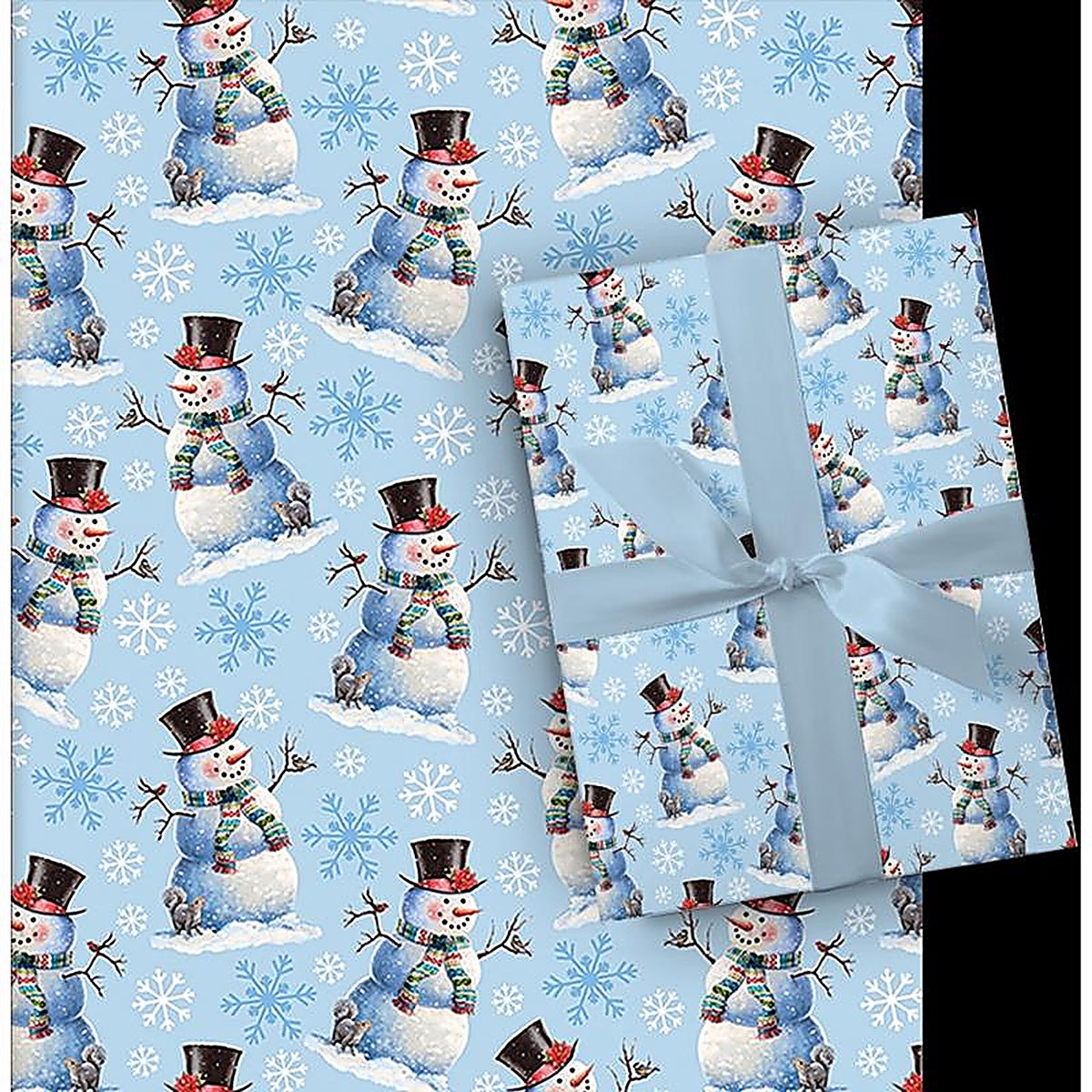 Paper Images - CW3530A28 - Assorted Santas and Snowman Gift Wrap