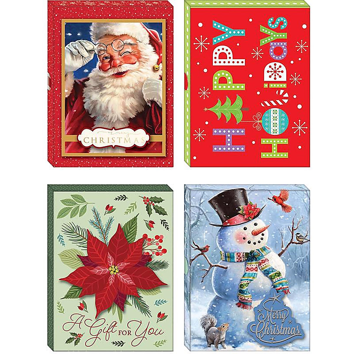 Paper Images - CGHRH24CD-14 - Assorted Christmas Gift Card Holder