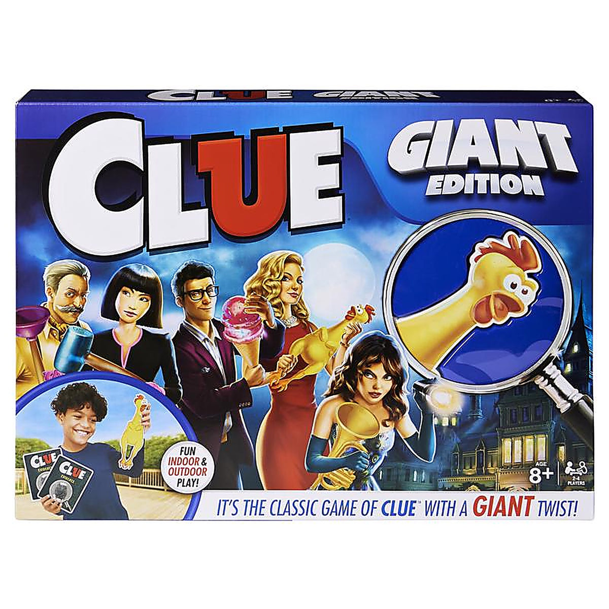 Spin Master 6062876 Clue Giant Edition Board Game Multicolored