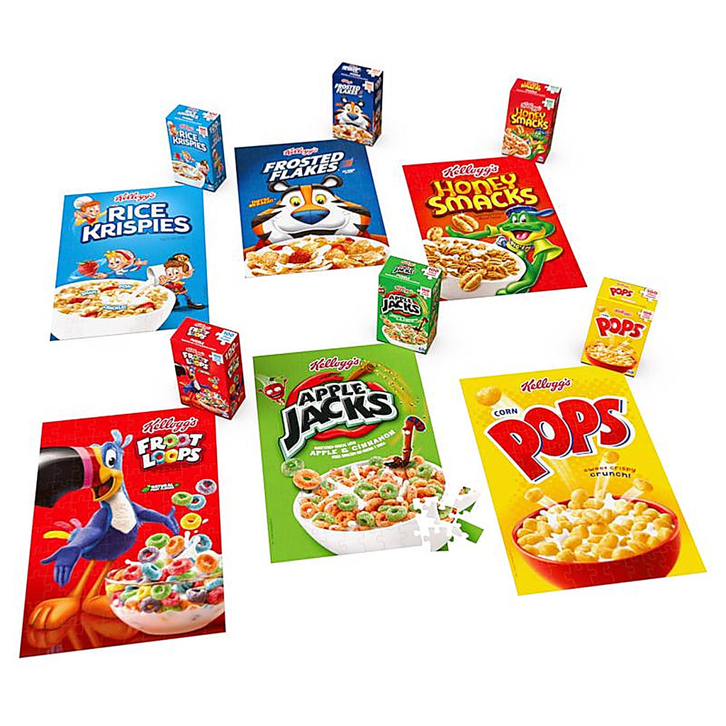 Spin Master 6062175 Kelloggs Cereal Fun Pack Puzzles Multicolored