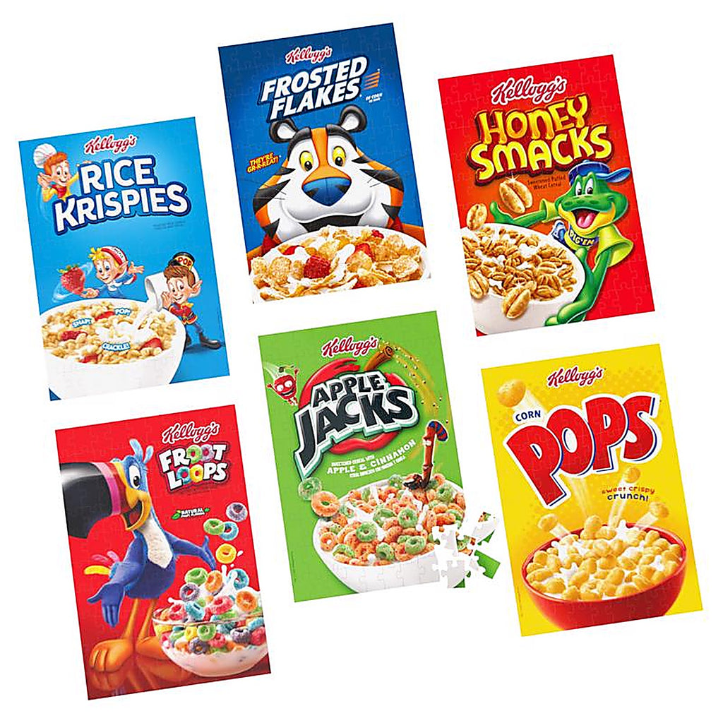 Spin Master 6062175 Kelloggs Cereal Fun Pack Puzzles Multicolored