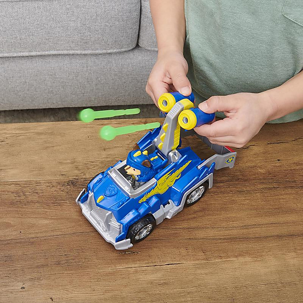 Spin Master 6063584 Paw Patrol Chase Transforming Toy Car Multicolored 4 pc