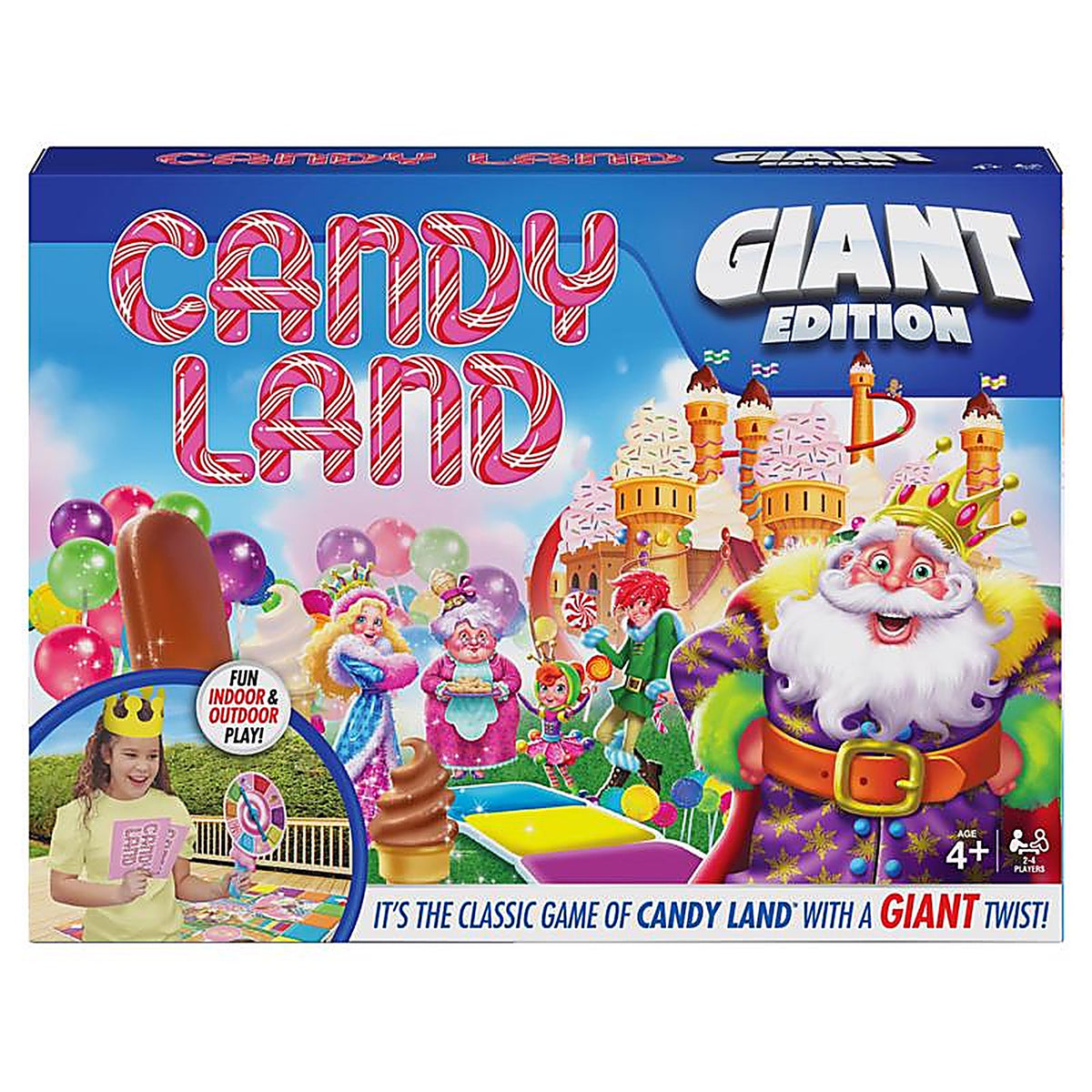 Spin Master 6063157 Candy Land Giant Edition Board Game Multicolored