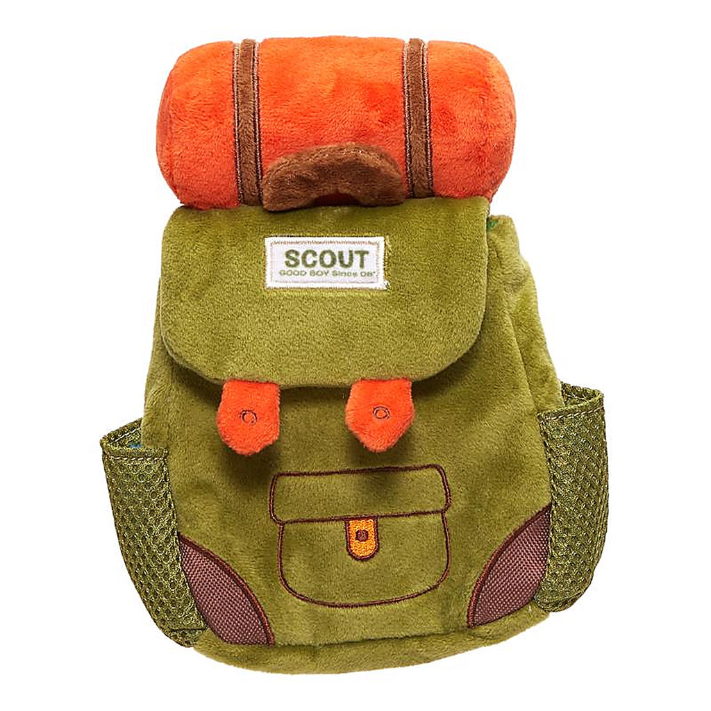 Bark 207723 Multicolored Plush Rucksack Dog Toy 1 pk