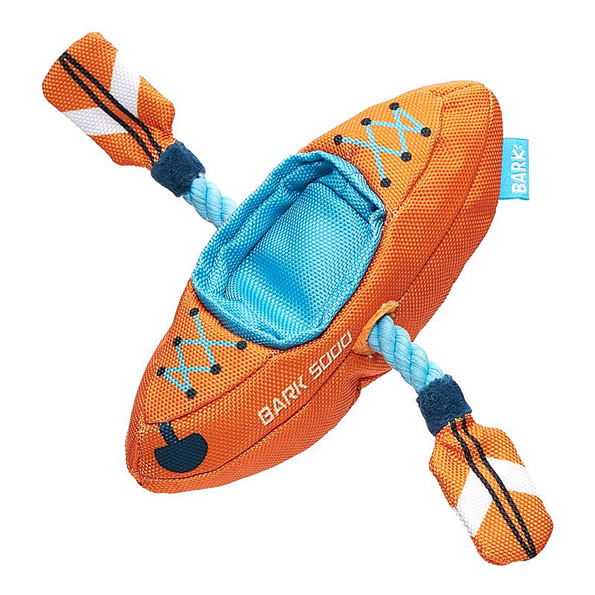 Bark 210053 Multicolored Plush Off-Track Kayak Dog Toy 1 pk
