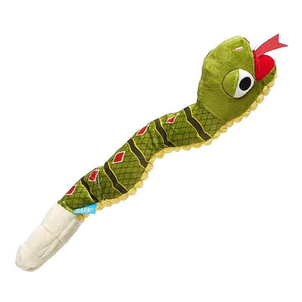 Bark 706580 Multicolored Plush Snake Dog Toy 1 pk