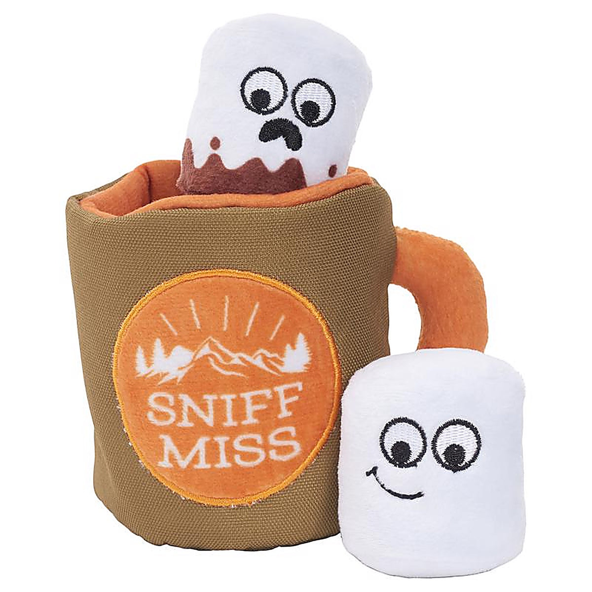 Bark 207732 Multicolored Plush Sniff Miss Dog Toy 1 pk