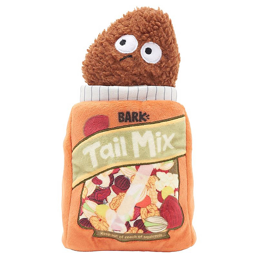 Bark 211786 Multicolored Plush Tail Mix Dog Toy 1 pk
