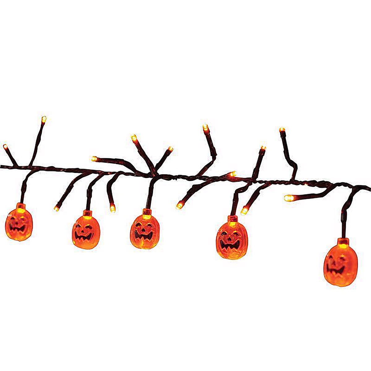 Celebrations - 34967-71 - Halloween Orange 120 CT 9 Ft. LED Prelit Pumpkins Lights